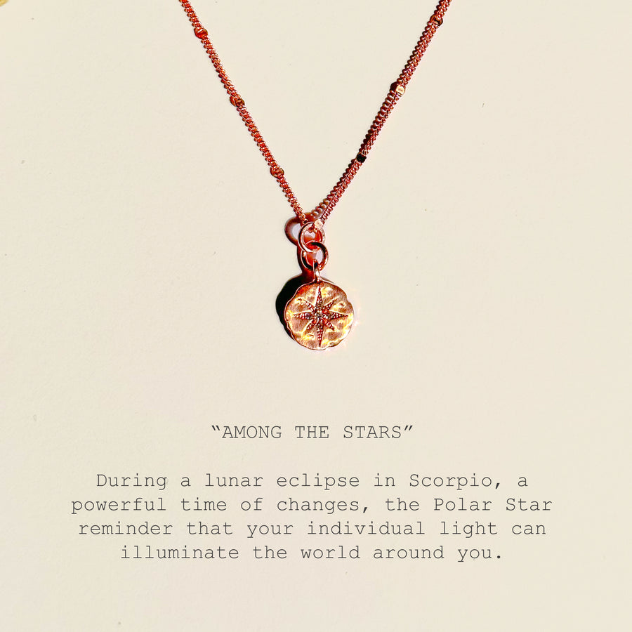 AMONG THE STARS • ROSE GOLD NECKLACE