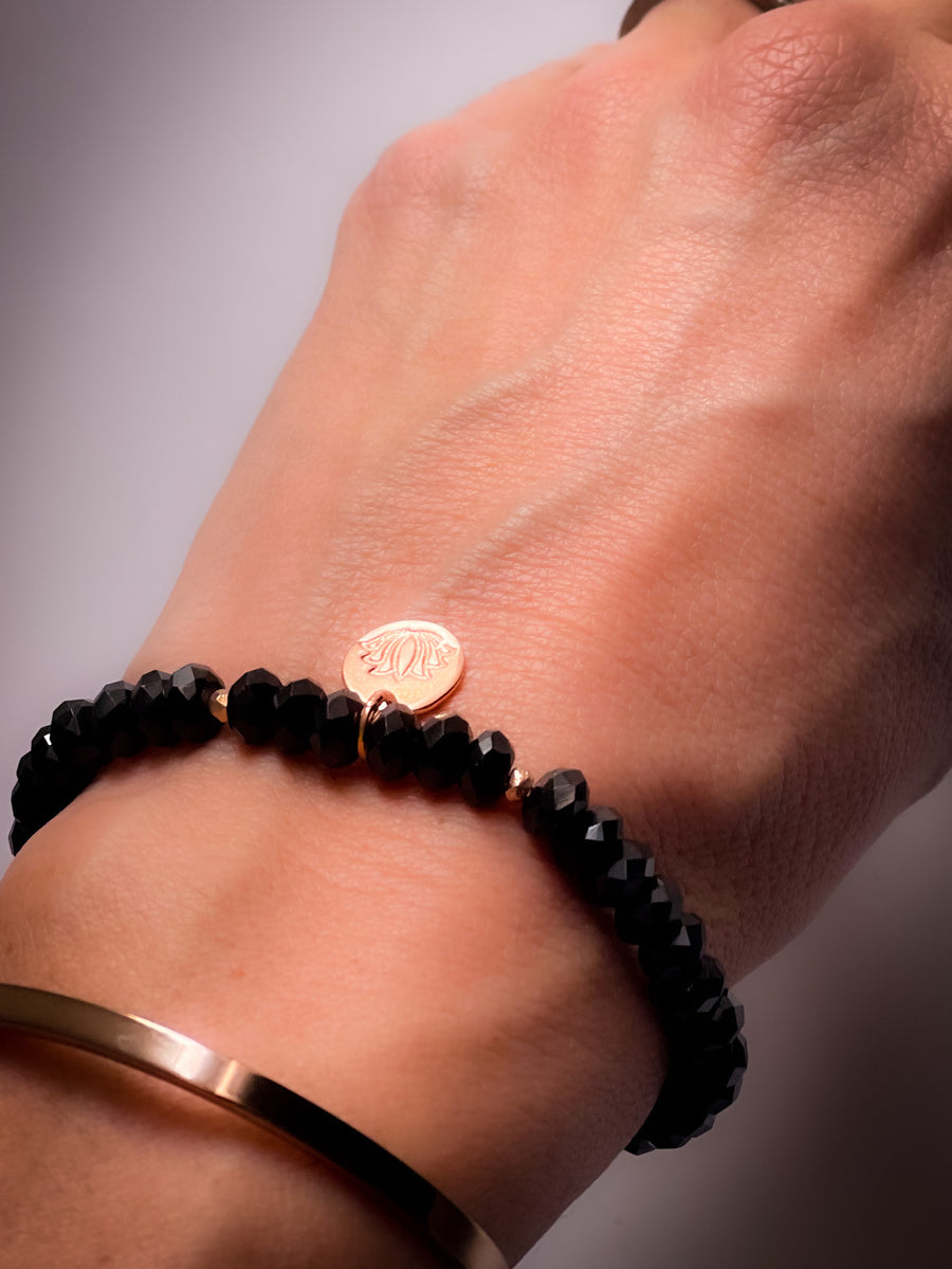 BLACK LUMINANCE Mala-Bracelet