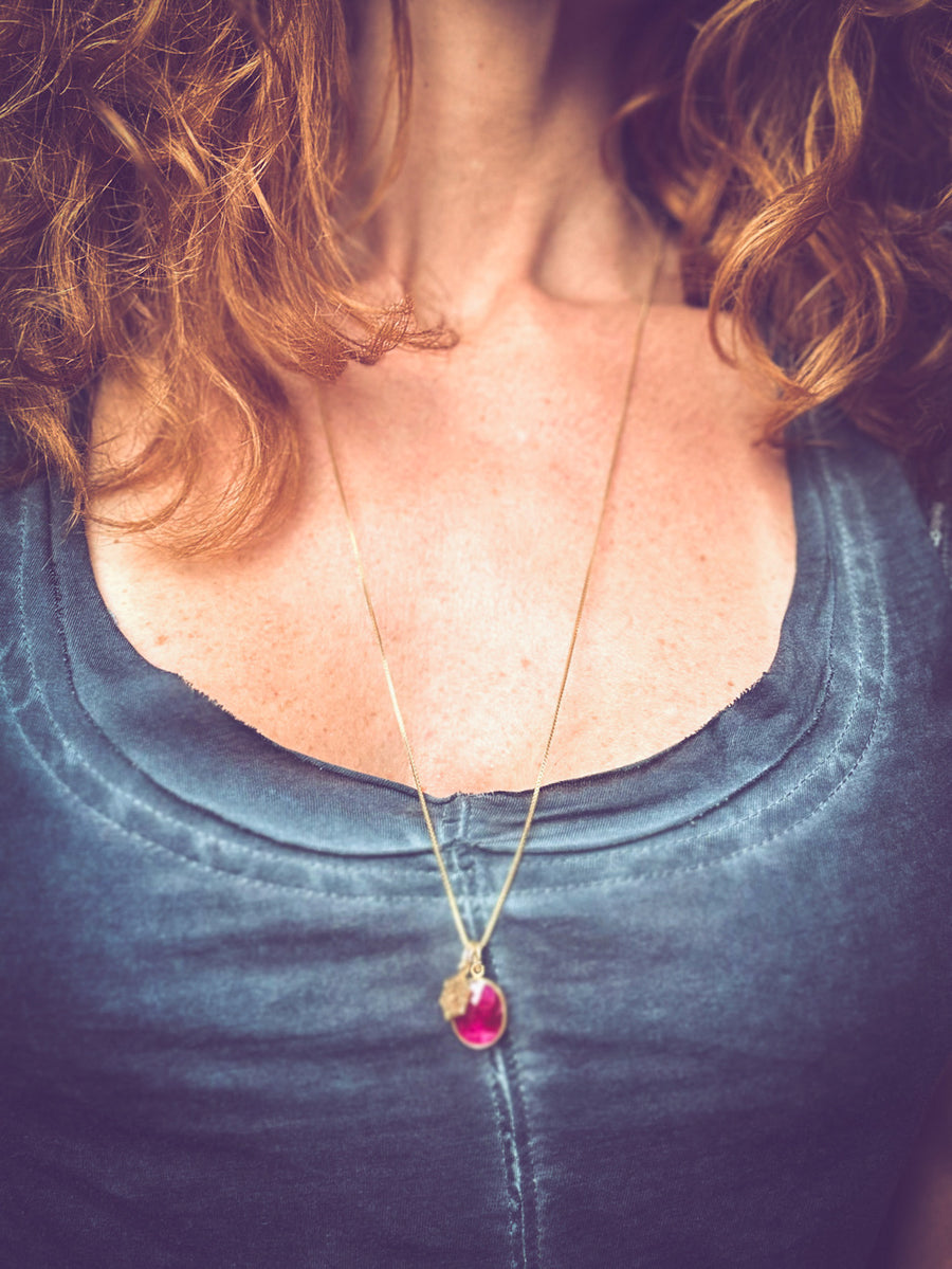 RUBY TALISMAN Necklace