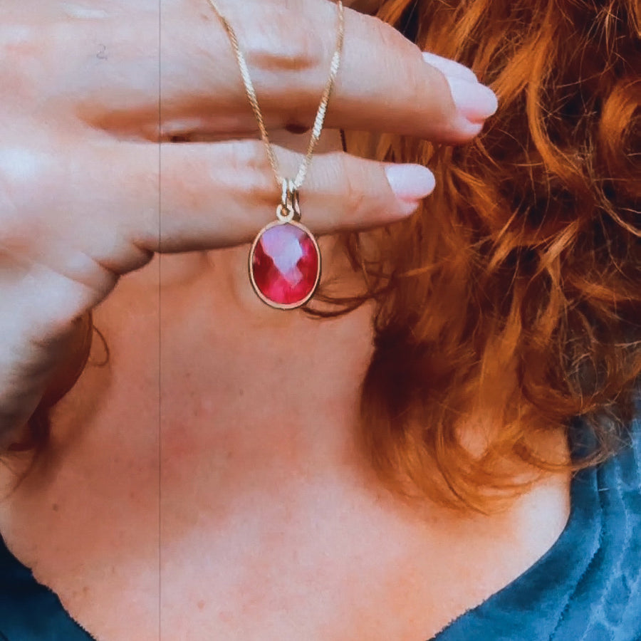 RUBY TALISMAN Necklace