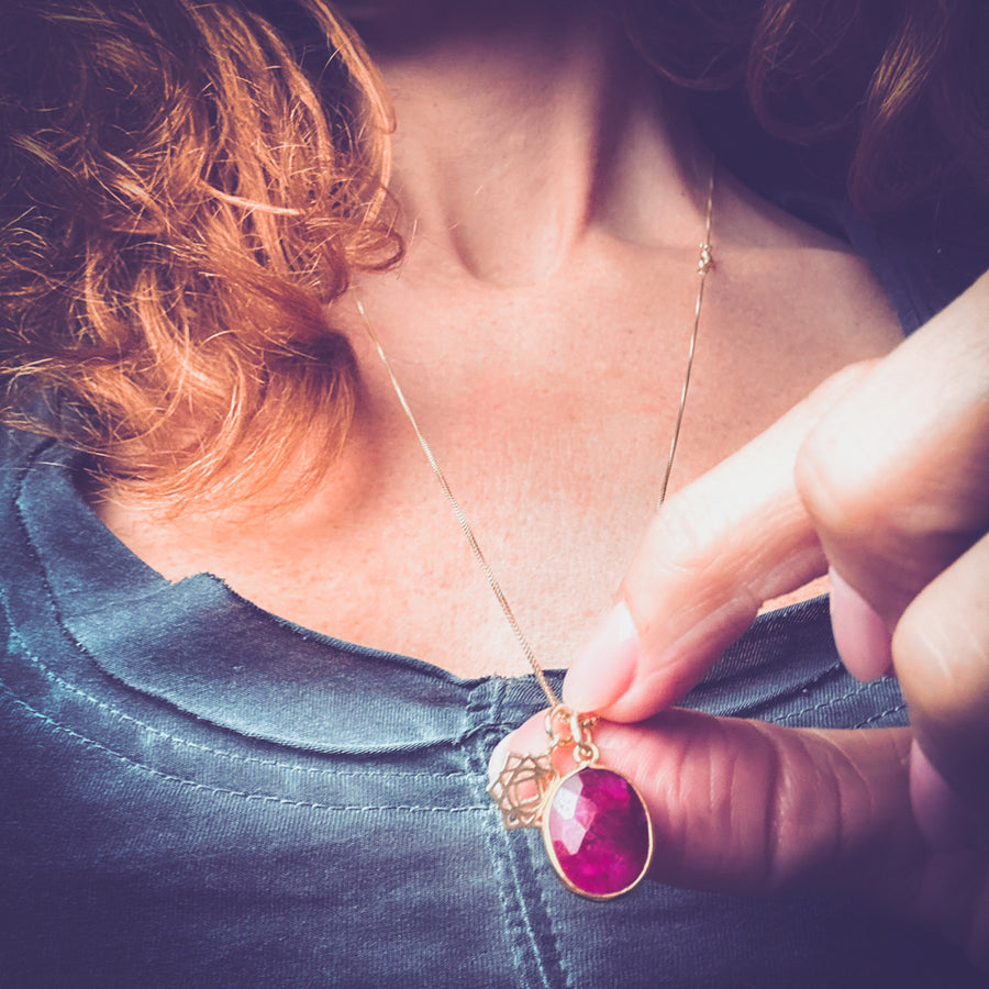 RUBY TALISMAN Necklace