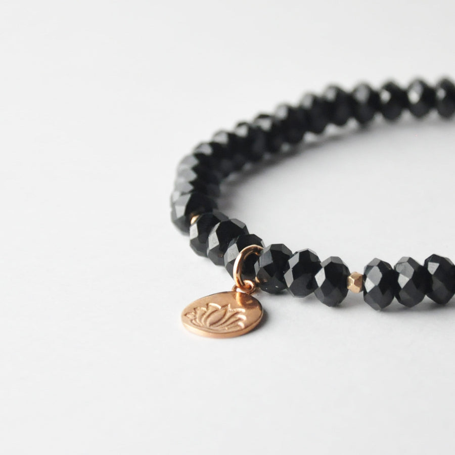 BLACK LUMINANCE Mala-Bracelet